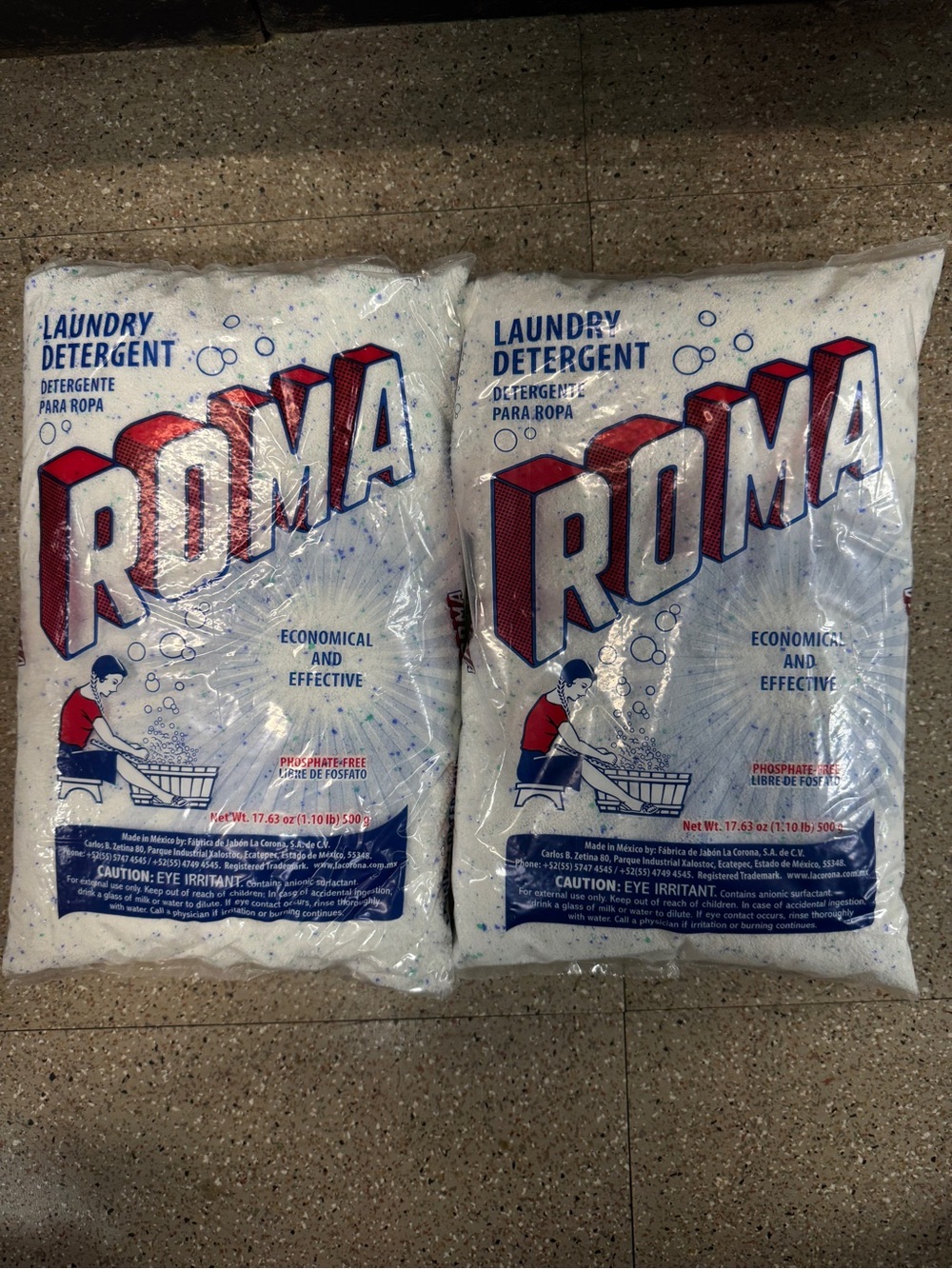 Roma Laundry Detergent 1.1lb -2bags
